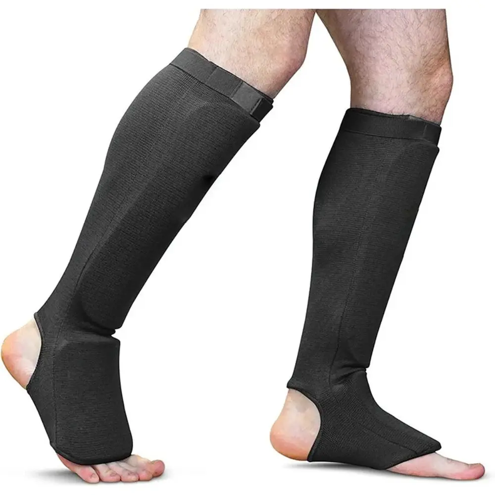 Foot Protection Boxing Shin Guards Non-slip Wear Resistant Instep Ankle Protector Durable Leg Support Kickboxing Pad Muaythai