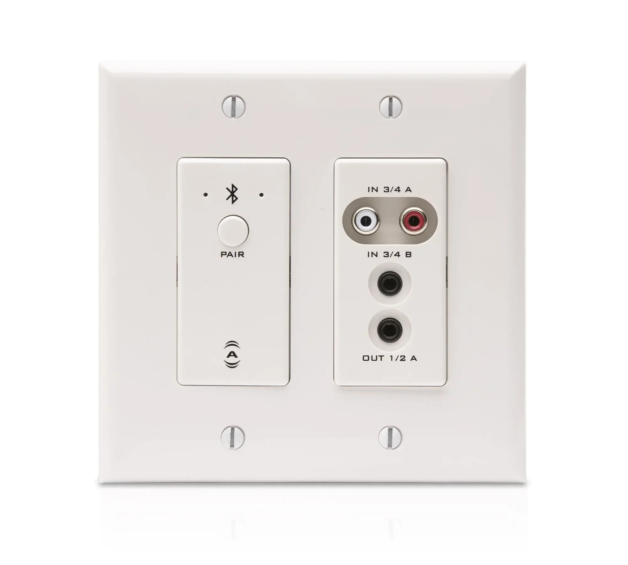 Versatile Audio Interfaces: Dante (4x4), BT (2x2), Analog (RCA/TRS). Perfect for Professional Audio Solutions
