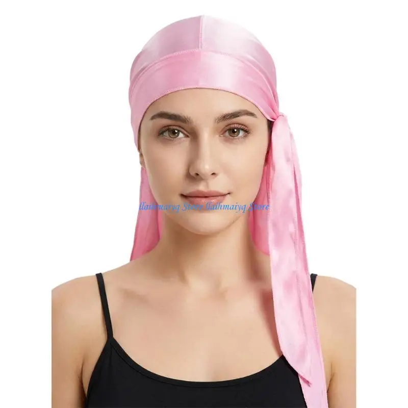 

573B Durag Turban Caps Suitable for Everyday Use Women Head Wrap