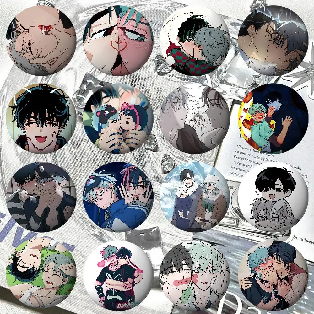 

Милые значки-броши с изображением Ивана и Тилла для друзей, рюкзаков, одежды, коллекционных аксессуаров, в качестве подарка-украшения