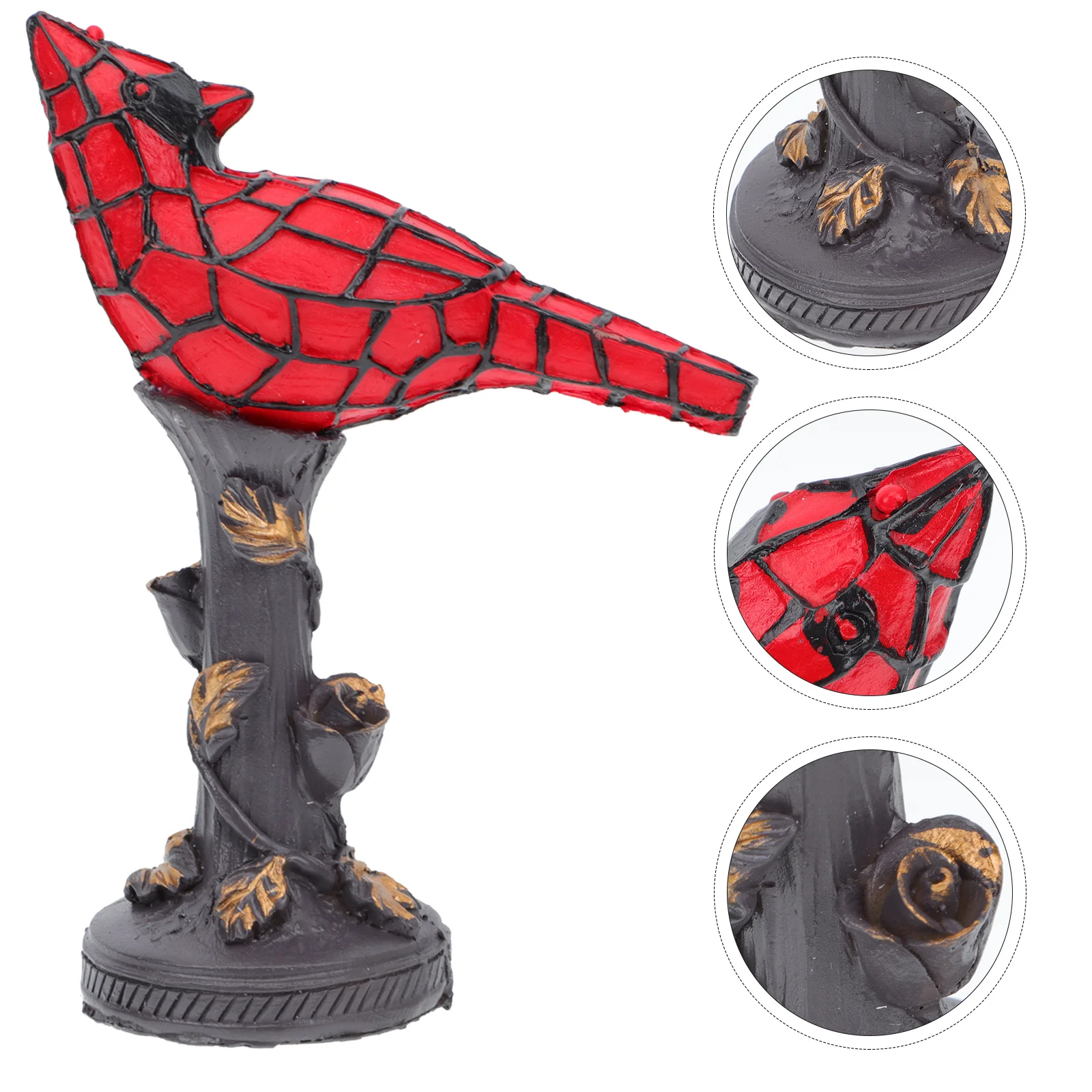 

Bird Table Light Creative Resin Desktop Lamp Vintage Bird Shape Unique Home Night Light Decorative Chic Ornament