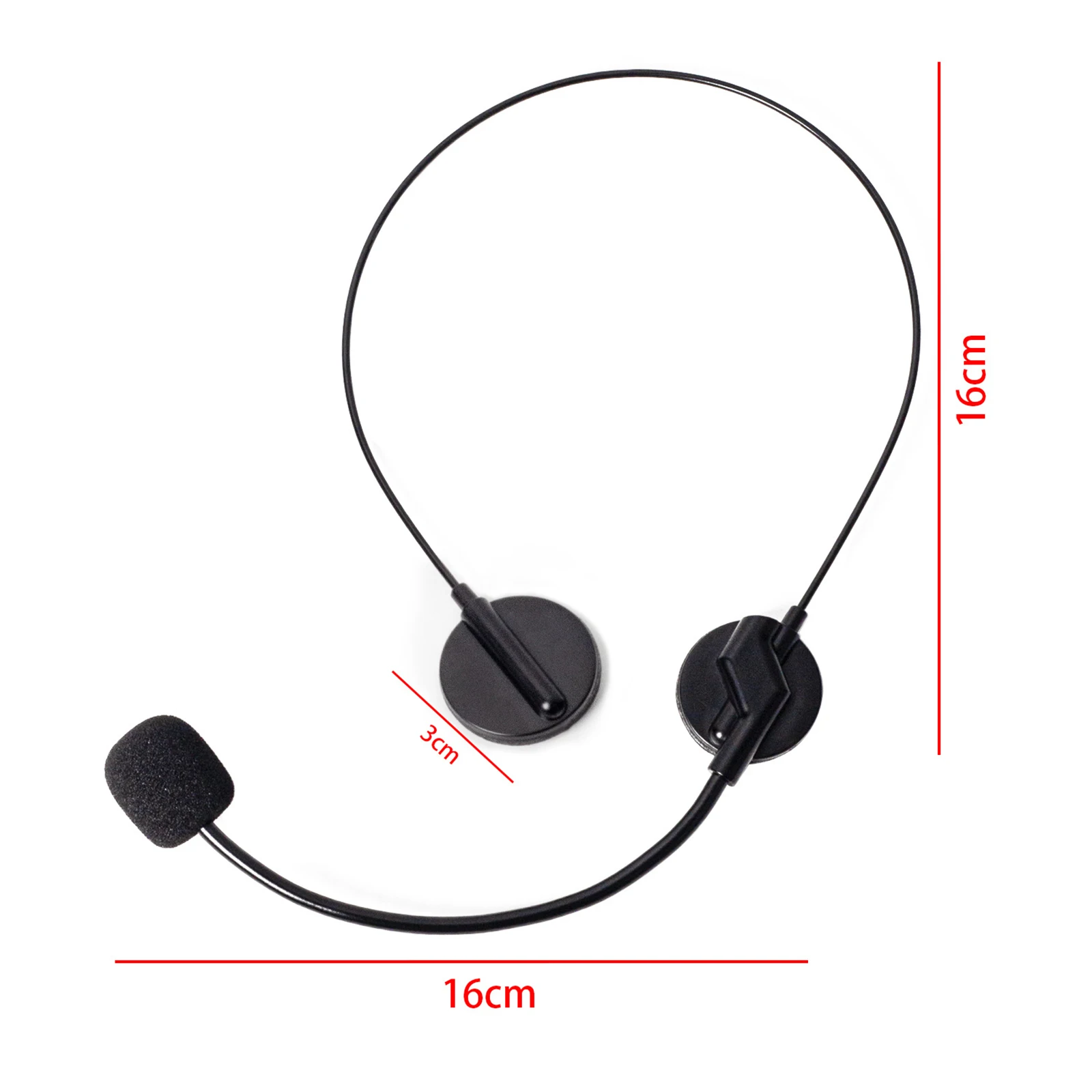 Fake Microphone Headset Prop Rockstar Singer Costume Accessories for Halloween Cosplay Masquerade 6