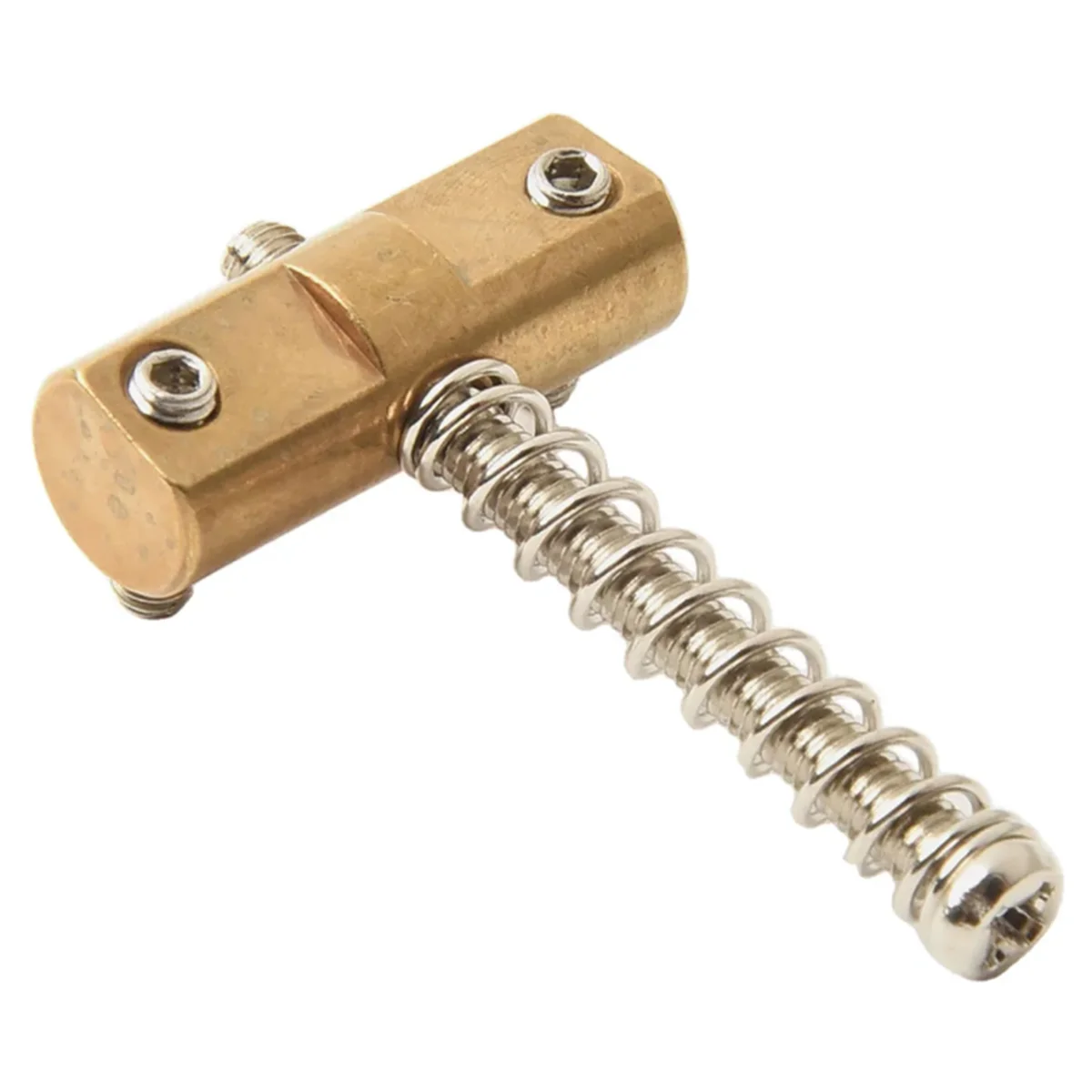 A14M Brass TELE Bridge Saddle TL Electric Guitar Tailpiece String Block Bar String Guide