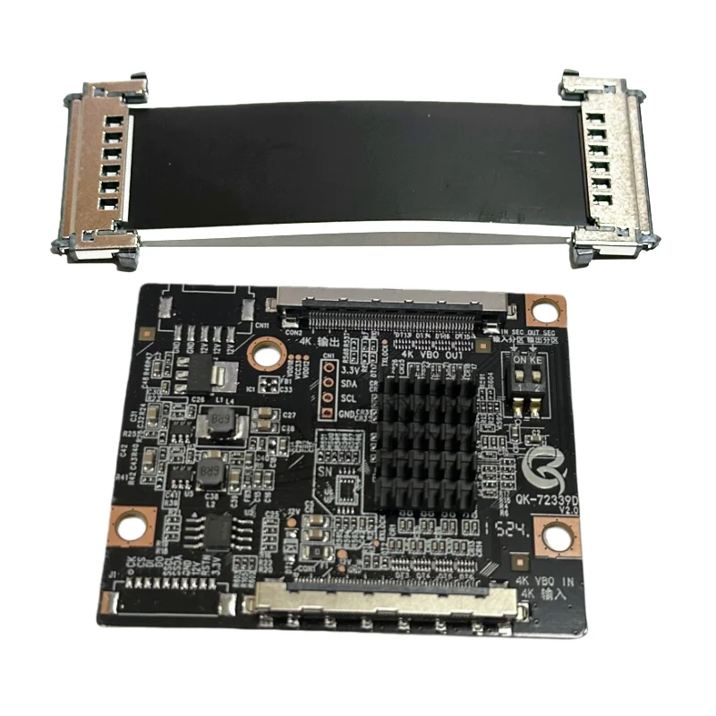 Newly upgraded QK-72339D adapter board 4K to 4K partition conversion unlimited size screen changing artifact