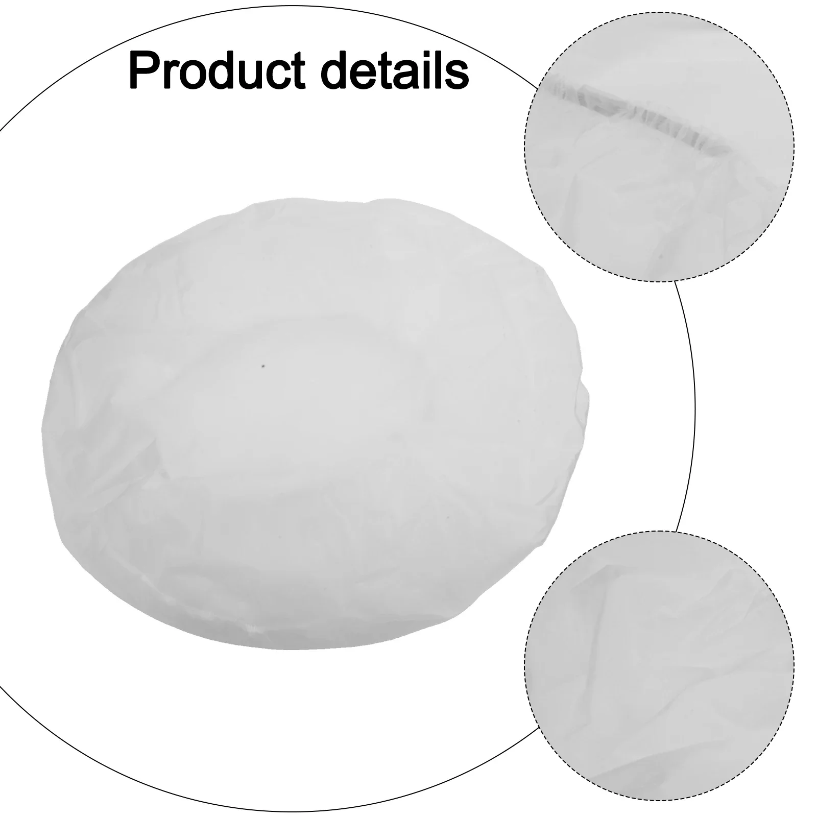 Easy To Clean Fan Cover Long Lasting PEVA Reliable Protection Convenient Lace Up Design Long Lasting Package Content