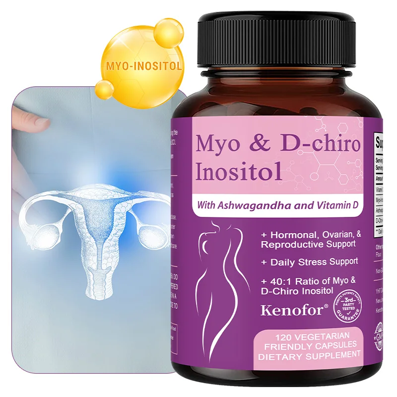Inositol + Ashwagandha extract + Vitamin D, multiple effects, support nerve health, balance blood sugar, fight fatigue