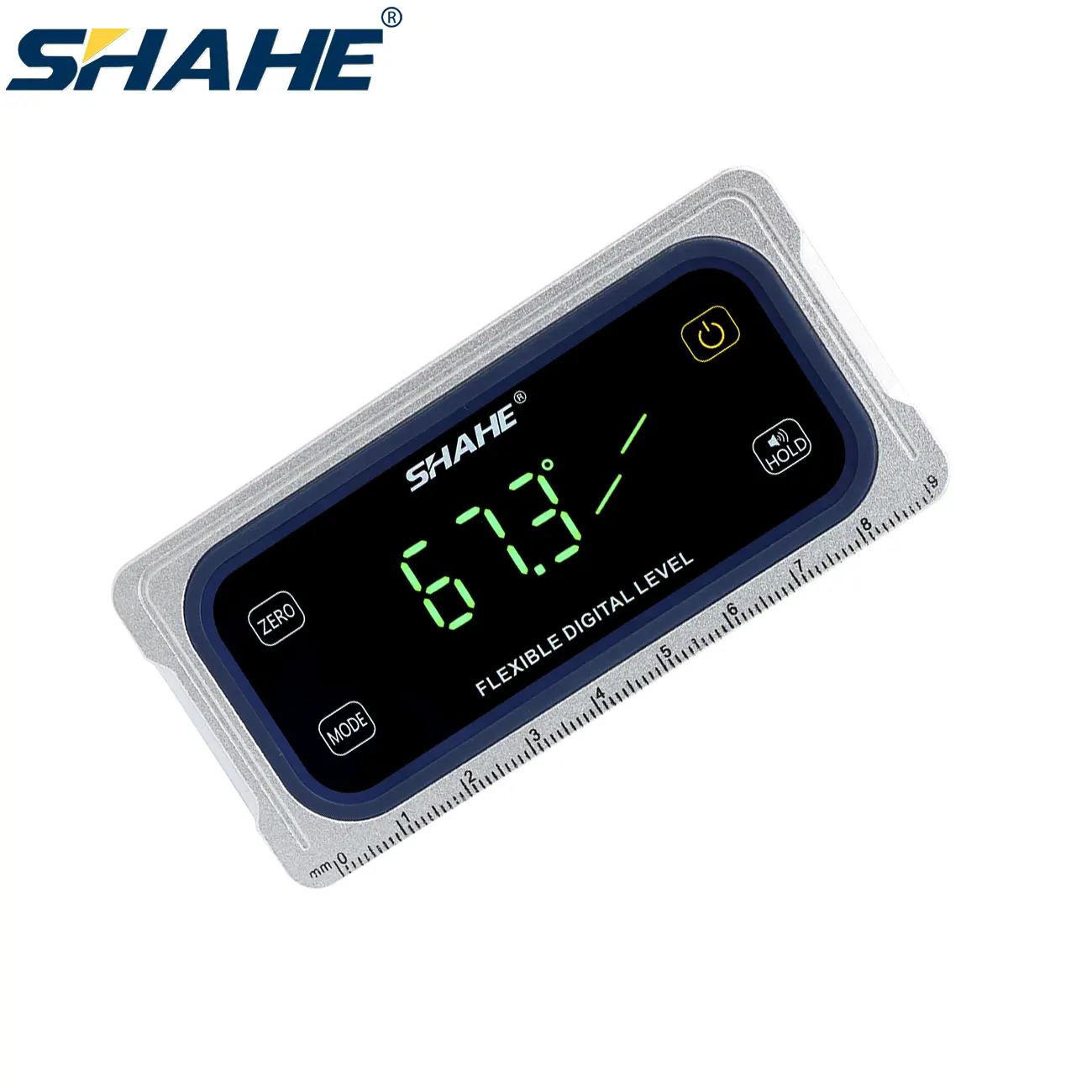 SHAHE مقياس الميل المنقلة الرقمي ثنائي المحور زاوية مكتشف الدقة شطبة لآلات حفر بناء النجارة