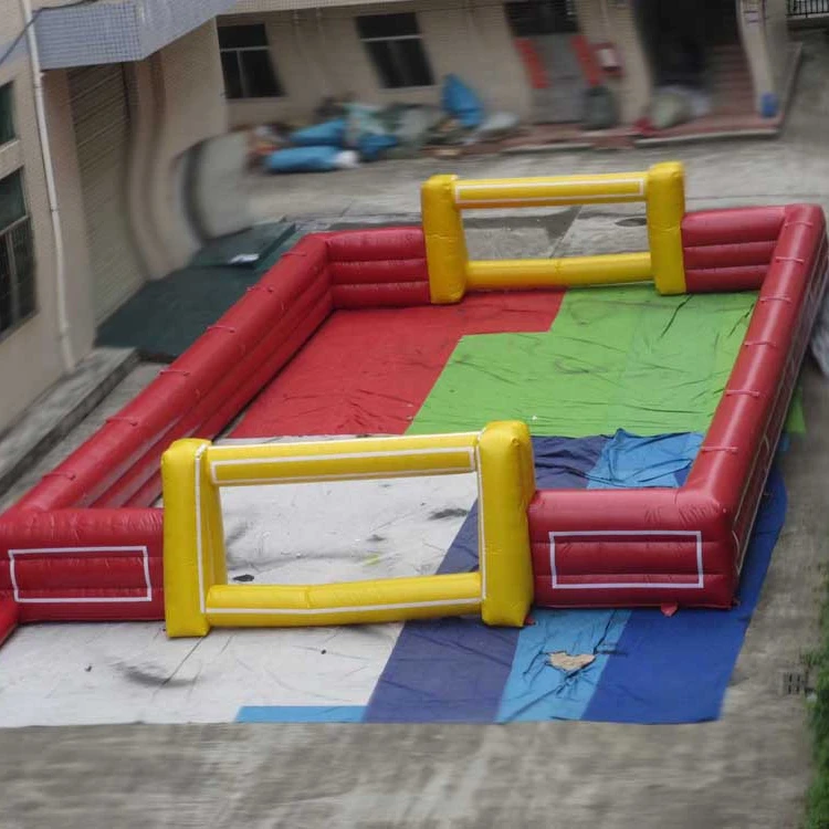 Football Field Outdoor Advertising Inflatable Soccer Field Inflatable Toy for Childrenpromote sales