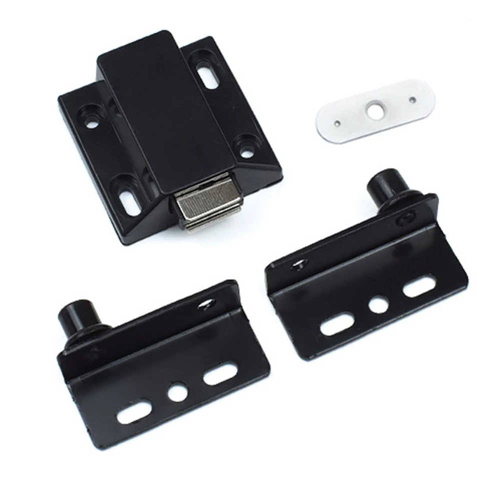 Single Suction Door Hinges Silver With Bushing 2pcs Pivot Hinges Plastic Cover 40*18mm Concealed Shaft Door Hinges