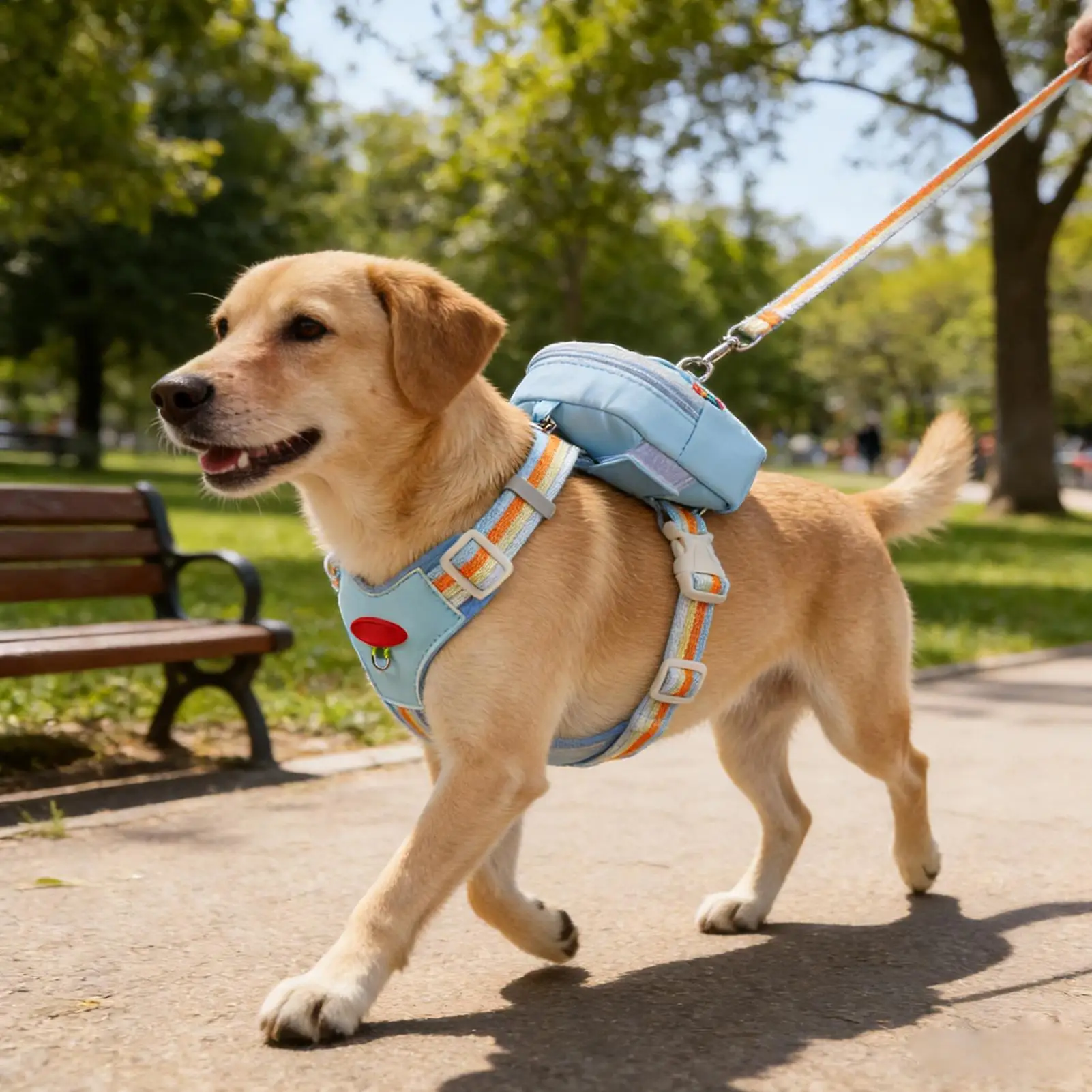 Dog Harness Adjustable Breathable Pet Supplies Harness And Traction Rope Set For Puppy For Small Medium Large Puppy Outdoor