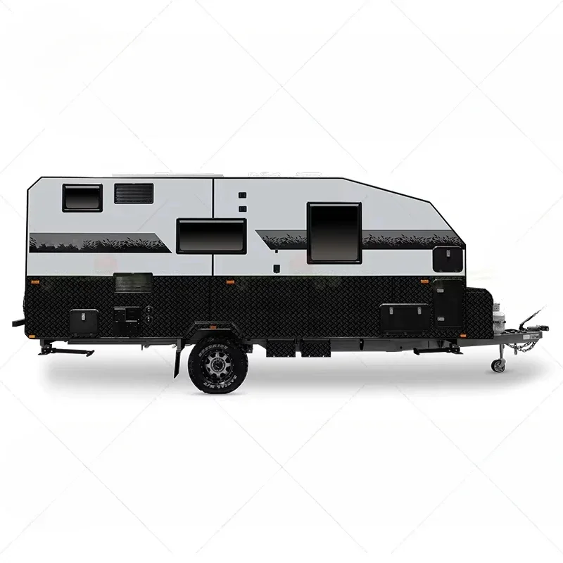 17FT Australia Lightweight Off Road Pop Top Hybrid Caravan Luxury and Off-Road Travel Trailer for Sale in Australia