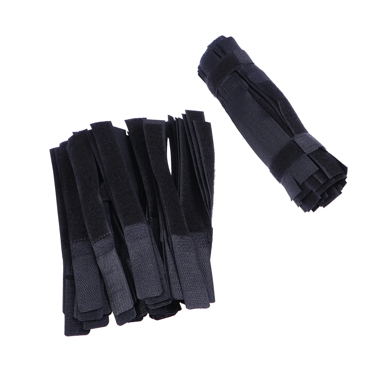 100 قطعة منظم الكابلات النايلون الأشرطة الحبل حارس سماعة USB إدارة الأسلاك للسفر العمل المنزل كابل المجمع