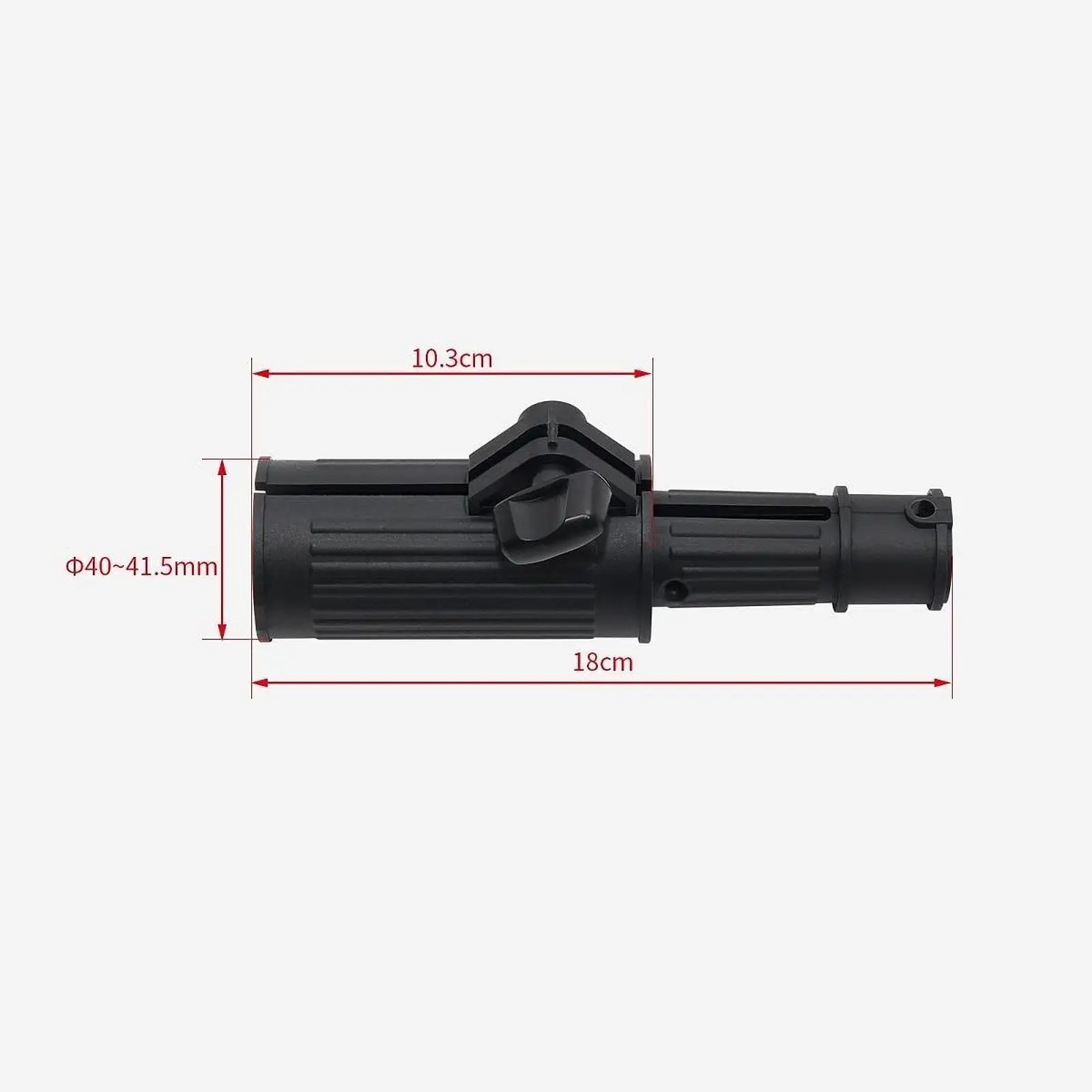 Boat Tiller Extension Handle for Telescopic Extend Aluminum Alloy Ergonomic Grip Boat Accessory Throttle Control