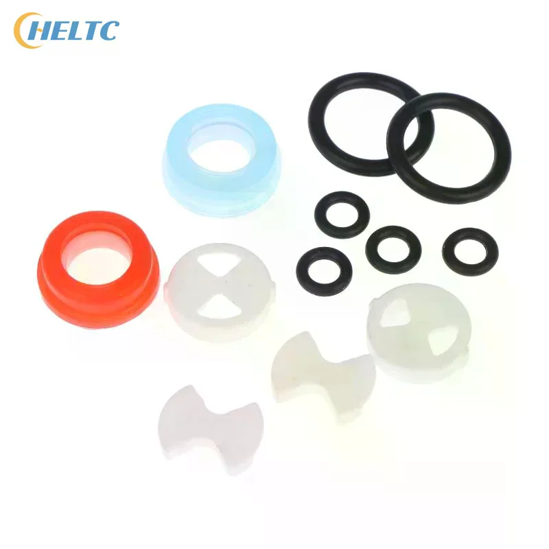 12Pcs Faucet Tap Valve Replacement Kit Faucet Washers For Mixer Faucet Round Ceramic Chip Set Faucet Accessories