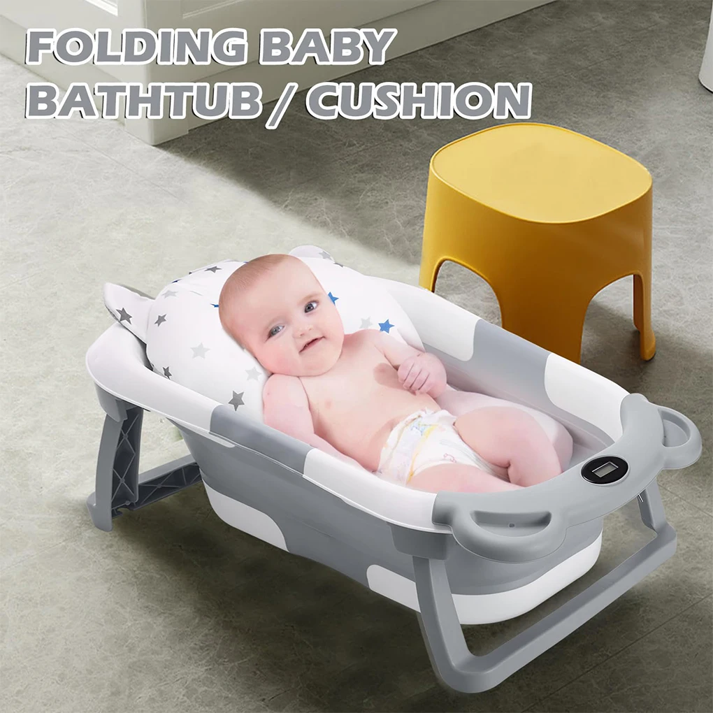 Intelligent For Easy Storage Folding Baby Bathtub For Space-saving Soft Baby Bath Cushion Babywanne