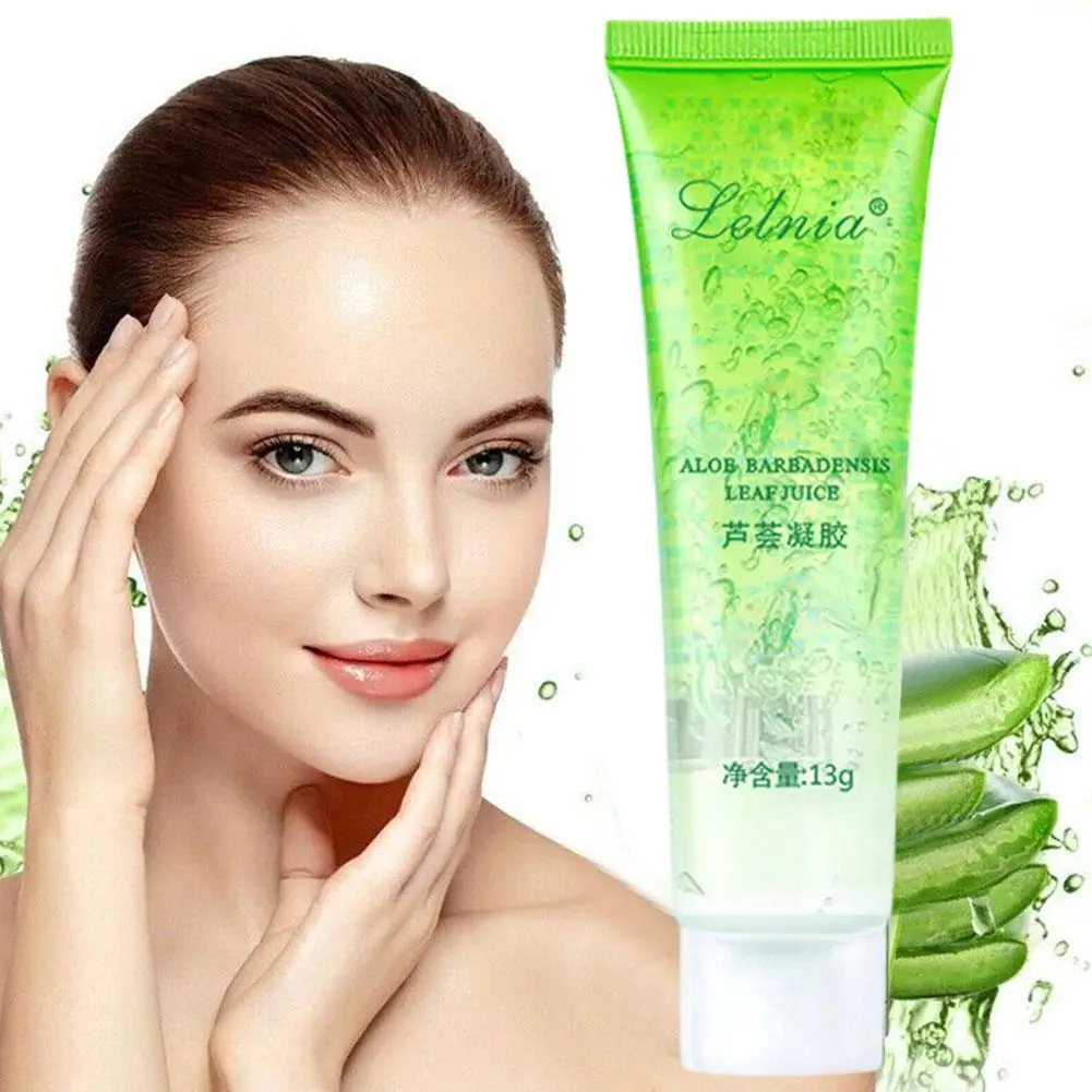 Gel di Aloe naturale rimozione idratante Acne riparazione solare pelle Aloe Gel per l'acne estratti vegetali crema per la cura della pelle maschera per il sonno