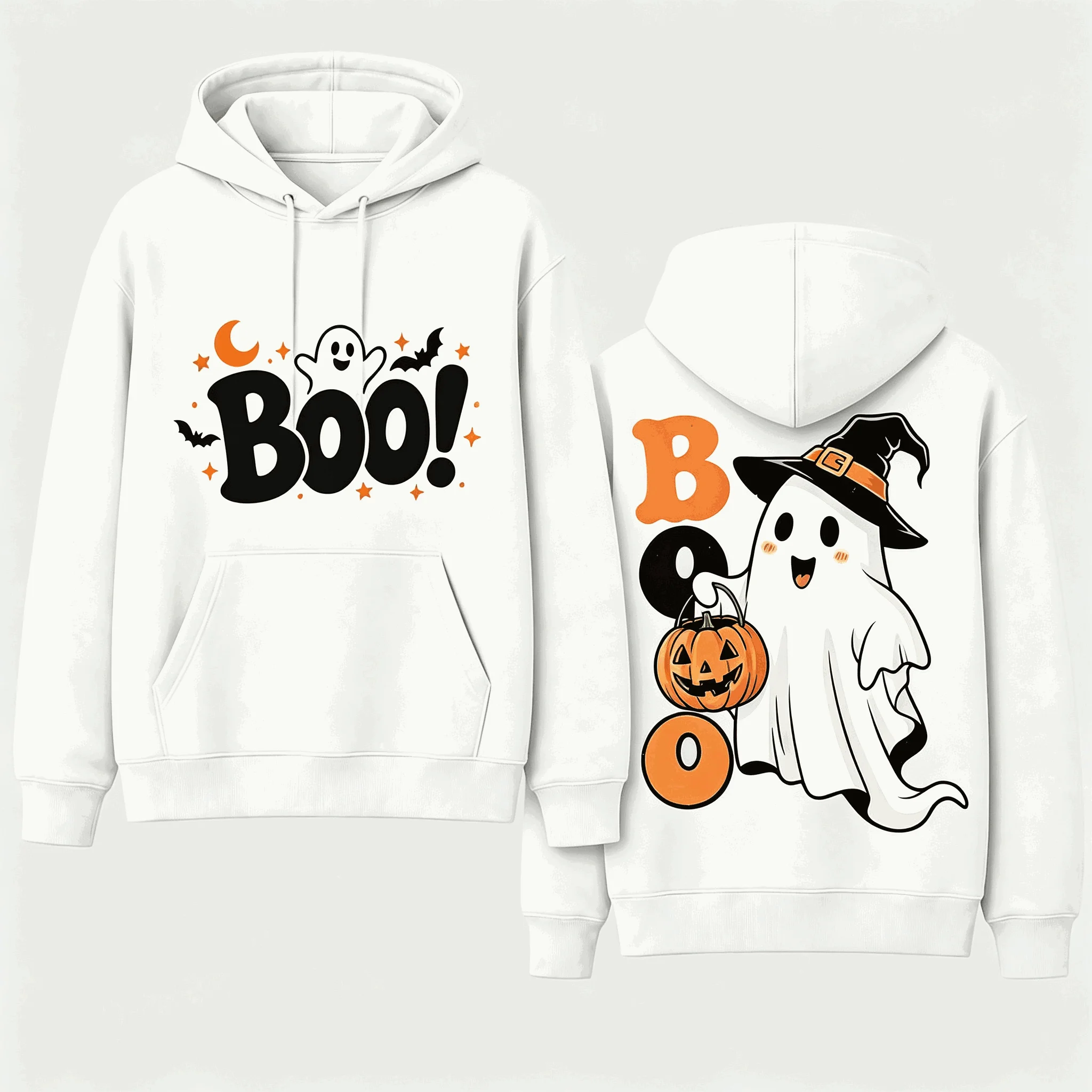 Halloween Printed Oversized hoodies Fashion Hip Hop Street high quality Comfortable Vintage Loose Sports Graphic Breathable soft