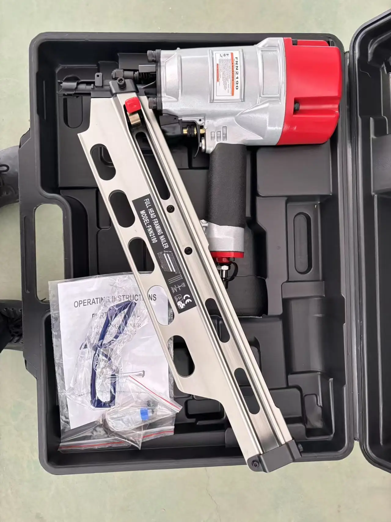 Wholesale Customizable 21 Degrees Bevel Row Pneumatic Nailer Framing Gun OEM Options