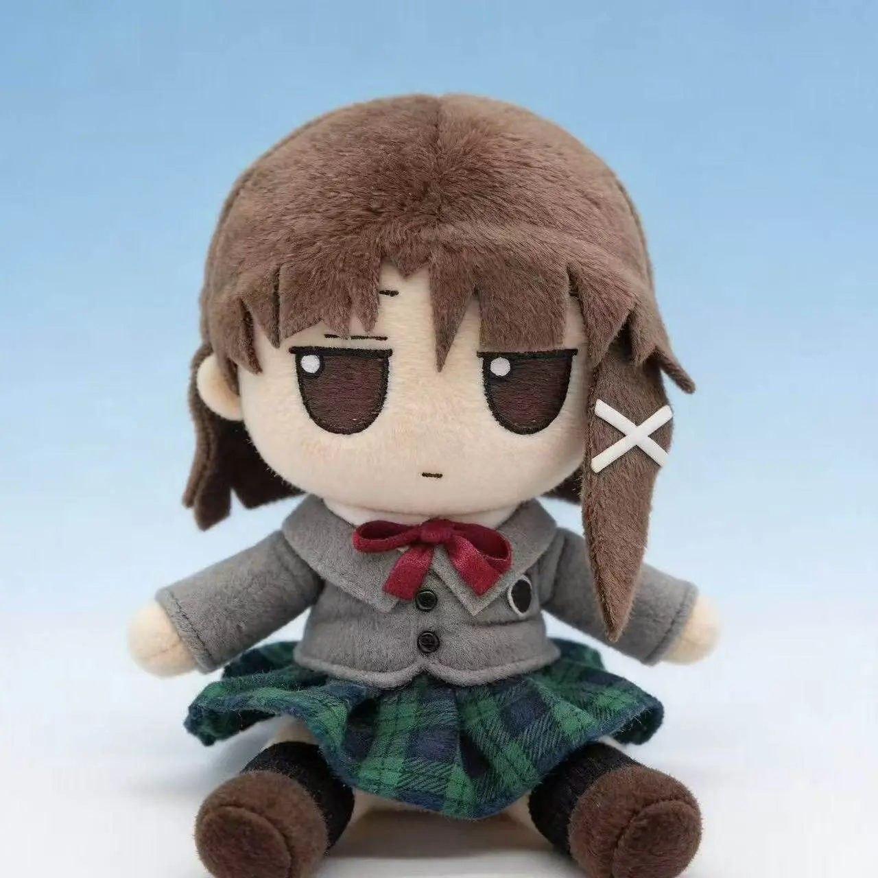 Figura de Anime de 20 cm, Nueva, de la Serie Experiments Lain, Lain Irya ‌    Muñeca de Peluche, Muñeca de Algodón Rellena, Muñeca para Vestir, Lindo Regalo de Cumpleaños