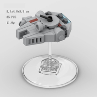 Planet Battle Warship MOC Building Blocks, Spaceship Model Toy for Boys & Girls, DIY Gift, Compatible with Major Brands