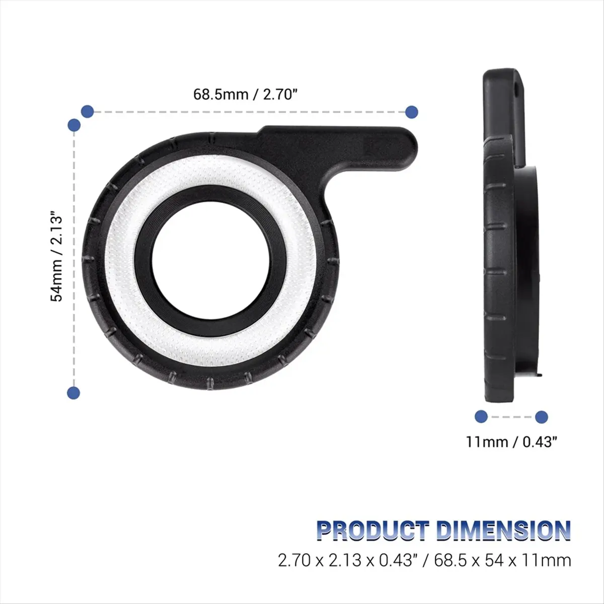 A99X LEDLight Guide Ring Replaces for -1 Macro Ring Light Flash for Tough -7 -6 -5 TG5 -4 -3 -2
