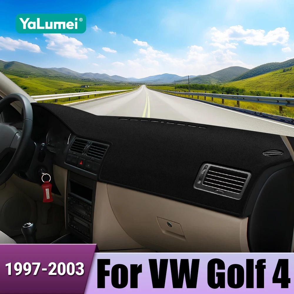 

Крышка приборной панели автомобиля, избегайте световой коврика, ковры на приборную панель для Volkswagen VW Golf 4 MK4 1997 1998 1999 2000 2001 2002 2003