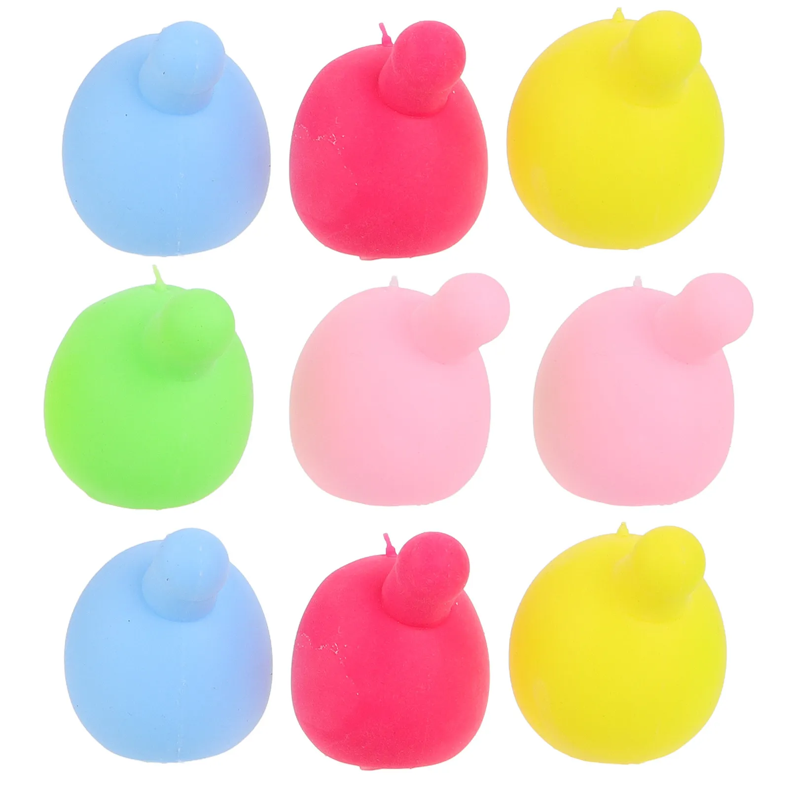 

10Pcs Bubble Insert Balls Silicone Squeeze Insert Craft for Crochet Kids Party Favors Stress Relief Bubble Balls