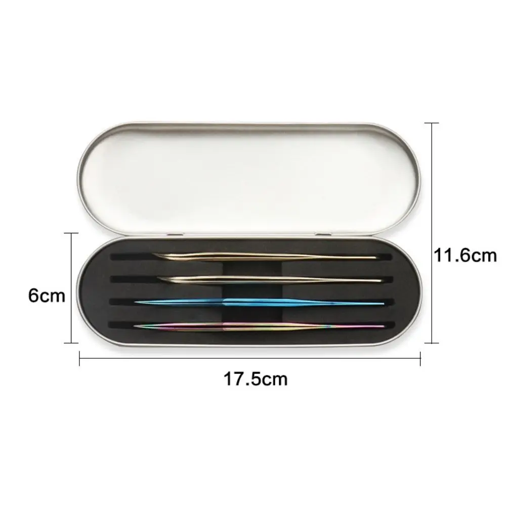 Tweezer Kit Nail Clippers Tweezer Tools Bag Sealed Storage Container Eyelashes Tweezers Storage Box Eyelash Tweezers Case