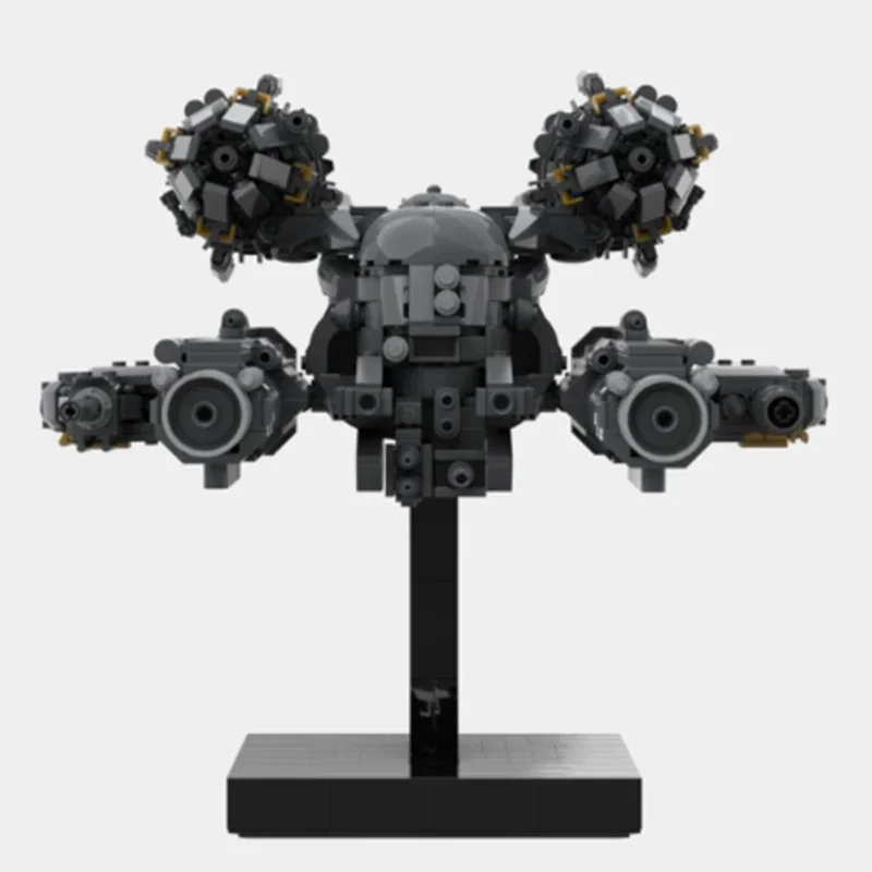 Ruimte Militair Model Moc Bouwstenen Orbital Assault Gunship Technologie Modulaire Blokken Cadeau Kerst Speelgoed DIY Sets Montage