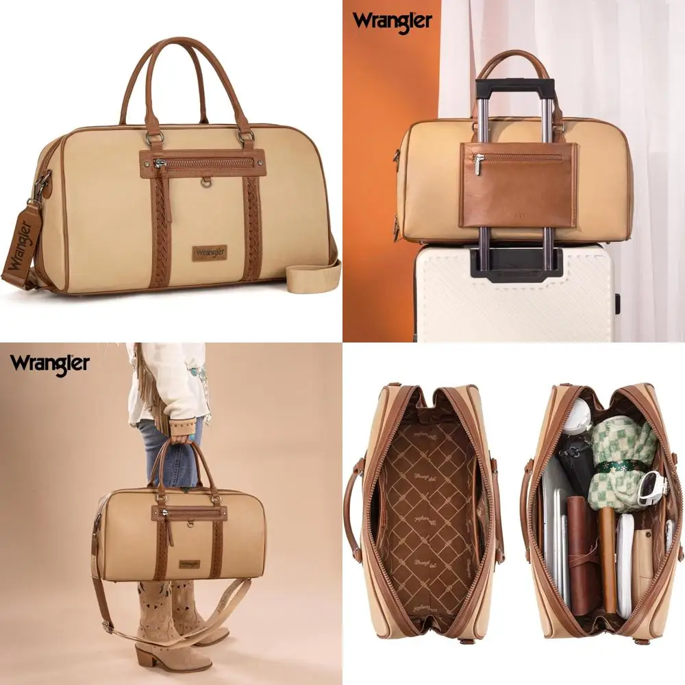 

Большая женская дизайнерская спортивная сумка Weekender для путешествий, ночные поездки, коричневая кожаная сумка для багажа