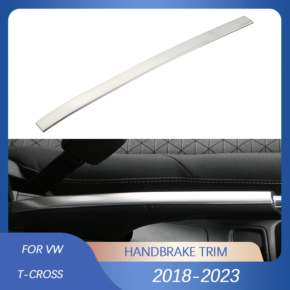 Car Interior Handbrake Trim Sticker for VW Volkswagen T-cross Tcross 2018 - 2023 Hand Brake Decoration Cover Accessories