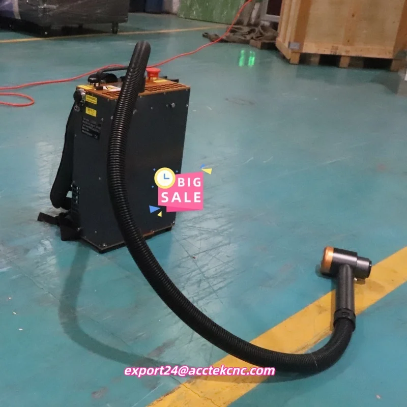 100w 200w 300w Portable Backpack Pulsed Laser Cleaning Machine For Metal Wood Oil Paint Rust Graffiti Removal 3 Years Warranty