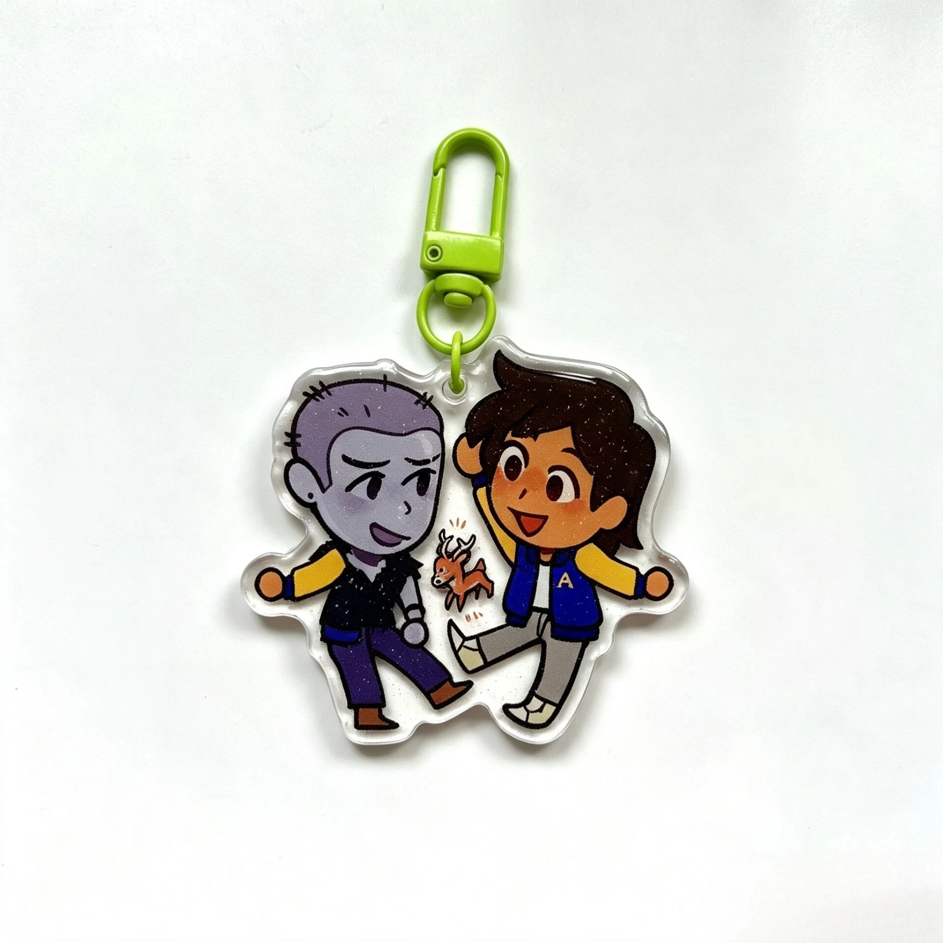 Infinity Train Glitter  Acrylic Charms Toys Gift for Friend