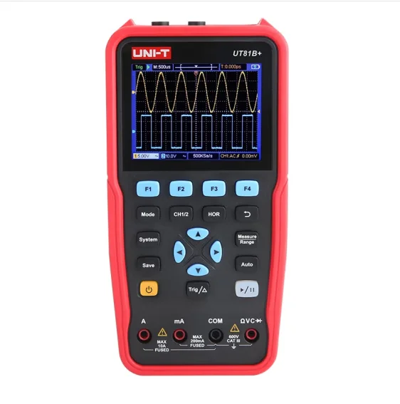 

UNI-T UT81B Plus High-precision Dual-channel 3-in-1 Digital Oscilloscope Multimeter Portable Signal Generator
