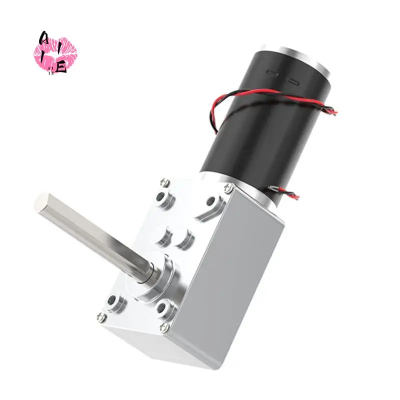 A11E-5840-31ZY Copper Worm Gear Reducer Motor 12V Self-Locking Motor 470RPM For Electronic Engine