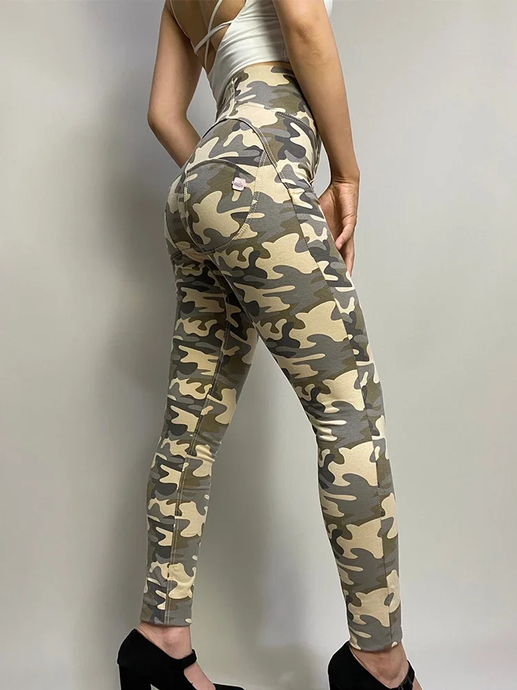 

Shascullfites Melody Gym and Shaping Camouflage Leggings Bum Lift Yoga Pants Fitness Camo Patterned Gym Sports Yoga Pants