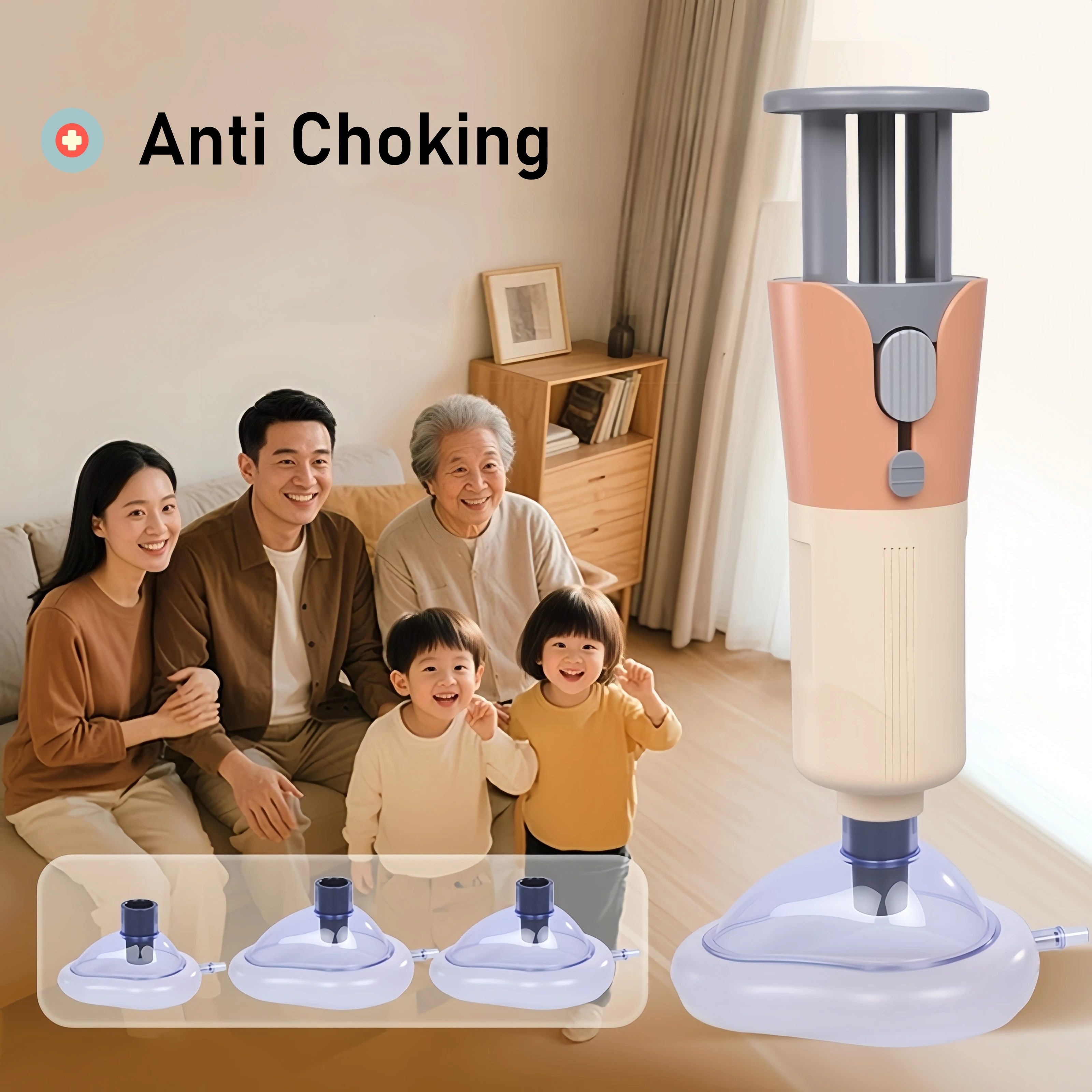 

Anti Choking First Aid Choking Rescue Device Portable Easy To Use Emergency Home Rescue Adults & Children First Aid Kit