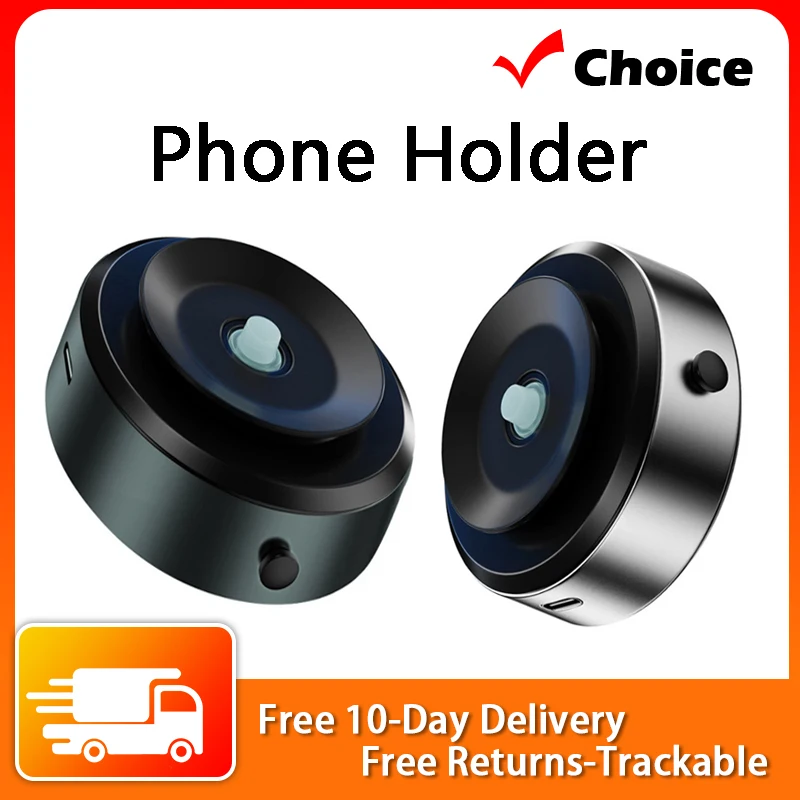 Magnetic Car Phone Mount, Vacuum Adsorption, Tablet Mount, 360 ° Rotatable, Universal Windshield Dashboard, Holder