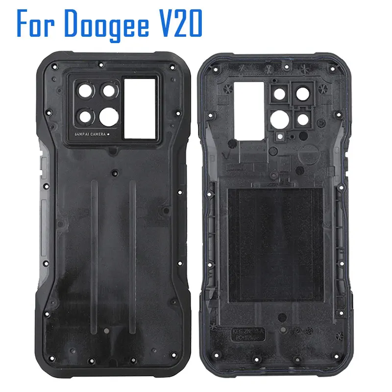 New Original DOOGEE V20 Battery Cover Back Case Bottom Cover With NFC Wireless Charging Accessories For DOOGEE V20 Smart Phone