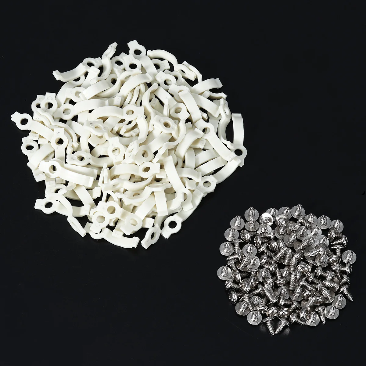 

100Pcs Strip Light Fixing Clips Mounting Brackets for Smd5630 3528 3014 5050 LED Tape Lights 10Mm One Side Attachment Clip