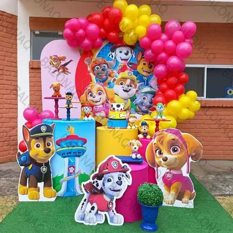 

81pcs Pets Dog Paw Patrol Latex Balloons Animal Theme Party Decor Kids Classic Toys Globos Helium Air Inflatable Balls Supply