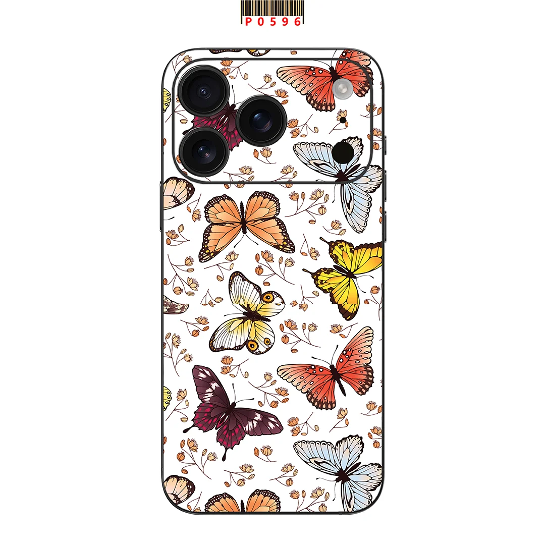 

OscarSkinZ Wrap For iPhone17 16 Pro Max Sticker 15 14 Plus Back Film 13 12 Mini Protective Decal Side Frame Back Protector