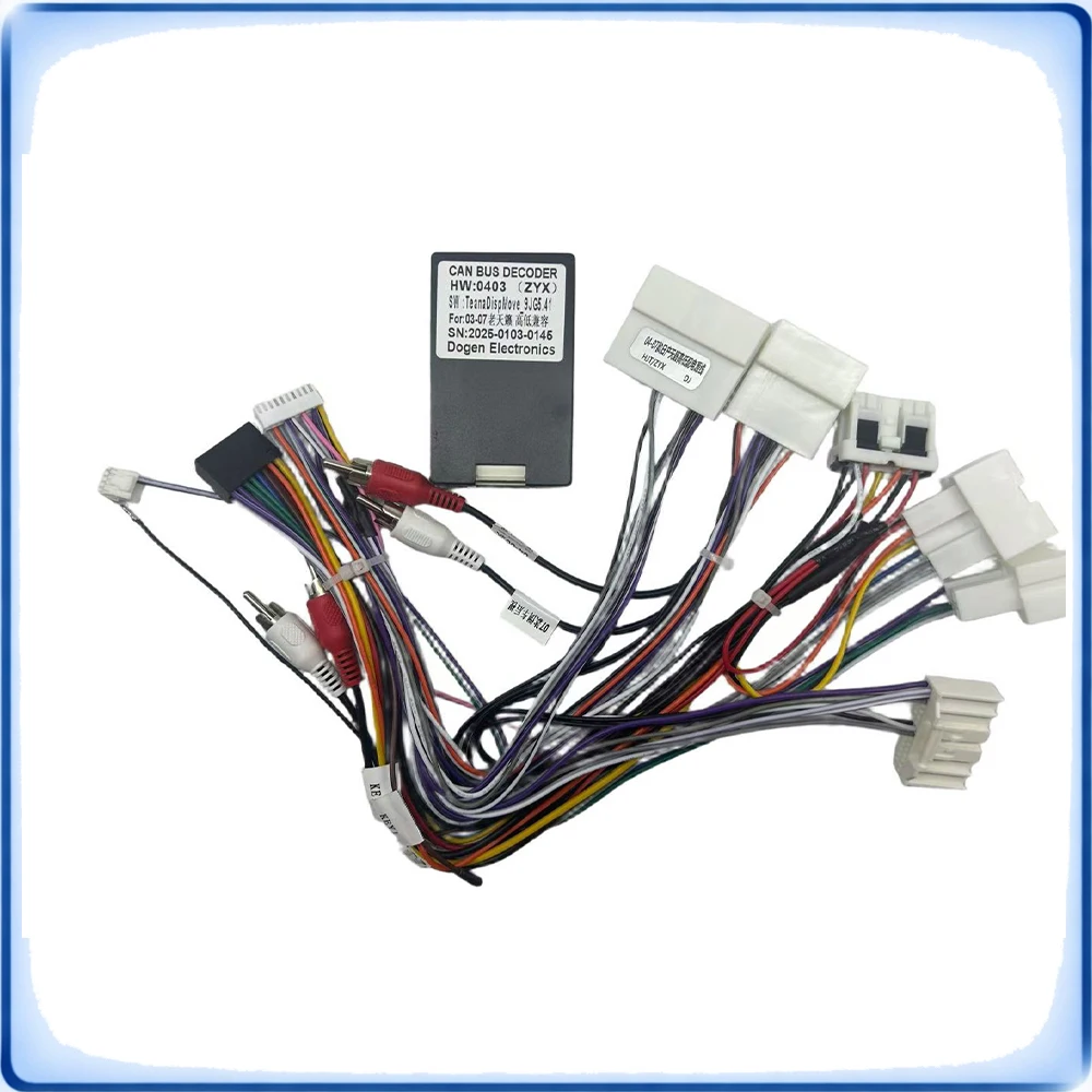 

Car Radio Wiring Harness with CANBUS Decoder for Nissan Teana 2004-2007 Stereo Audio Cable Plug and Play Head Unit Adapter