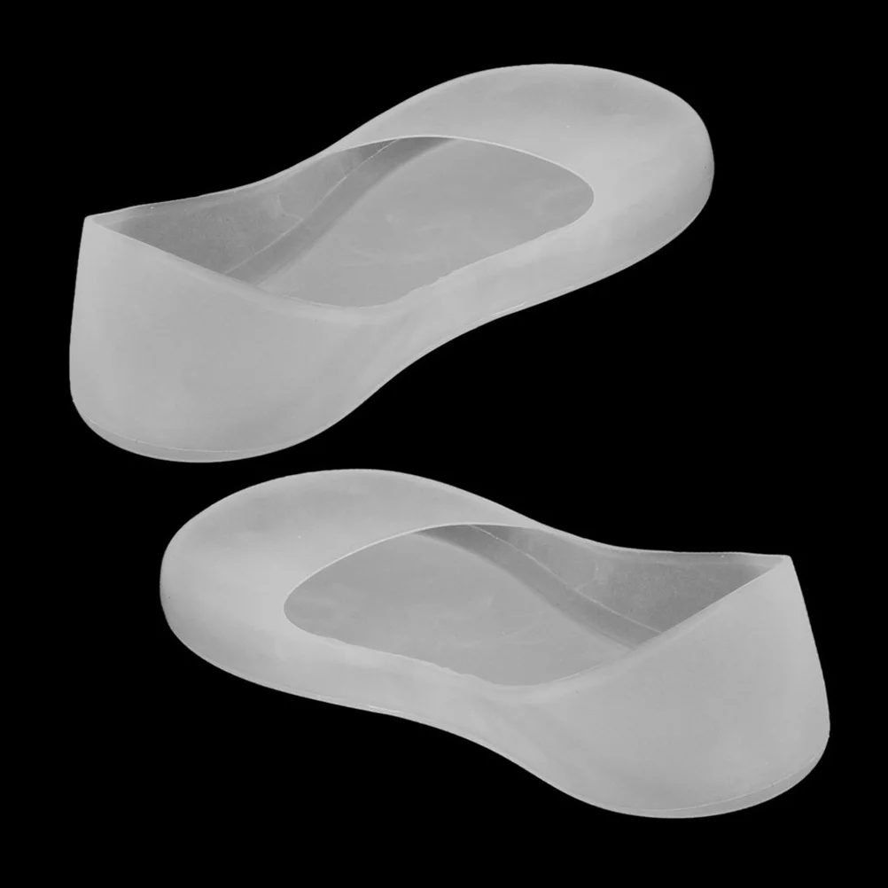

Heel Foot Cushion Pain Relief Socks Silicone Pad Crack White EU34 37 6 5 4 Reusable Washable Soft Medical