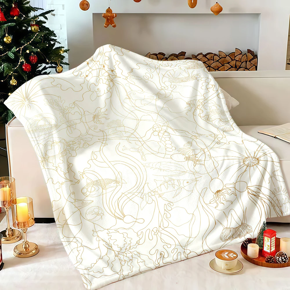 Christmas Red Truck Tree Flannel Blanket Soft Fuzzy Plush Cozy Warm Throw for Sofa Bed Couch Home Decor Gifts