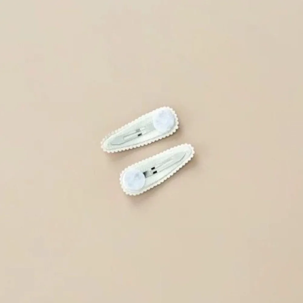 6 Stück/Set 2 Zoll Baby-Haarspangen mit Blumenmuster, Spitzenstickerei, handgefertigte Baumwoll-Karo-Haarklammern für Babymädchen – Detail 5