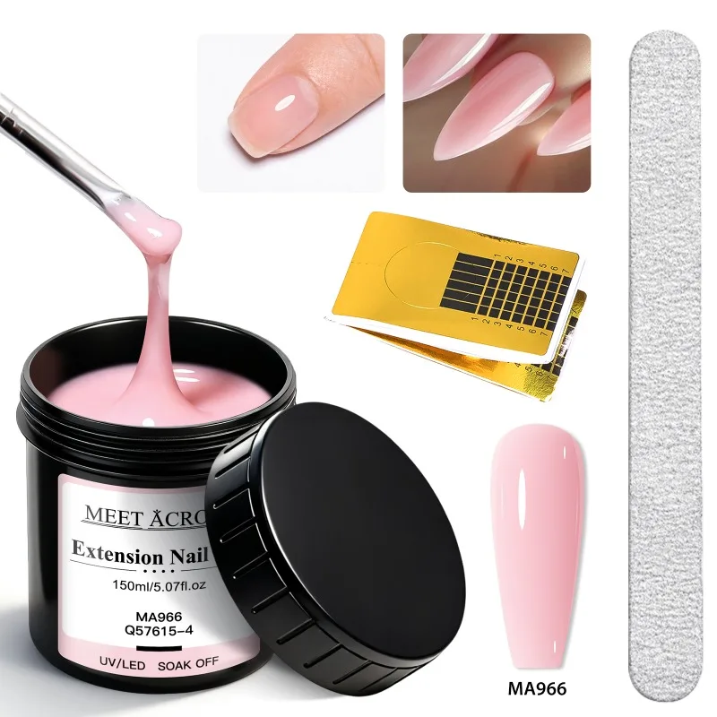 

3 шт., 150 мл, большой емкости, набор гель-лаков для быстрого наращивания ногтей, розовый, белый цвет, лак для дизайна ногтей, маникюр, принадлежности для ногтей «сделай сам»