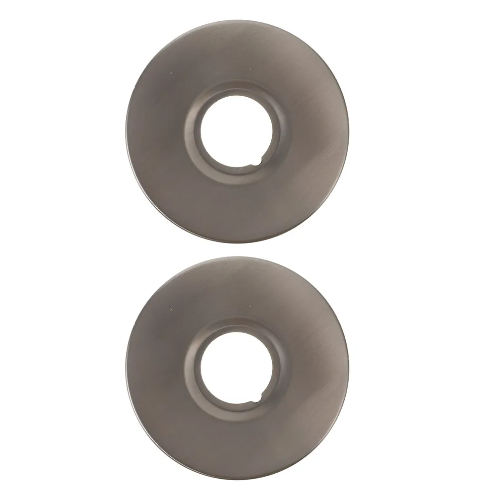 2Pcs Shower Arm Flange Cover Plate Extended Size Stainless Steel Replacement Plumbing Cover Plate for Shower Pipe