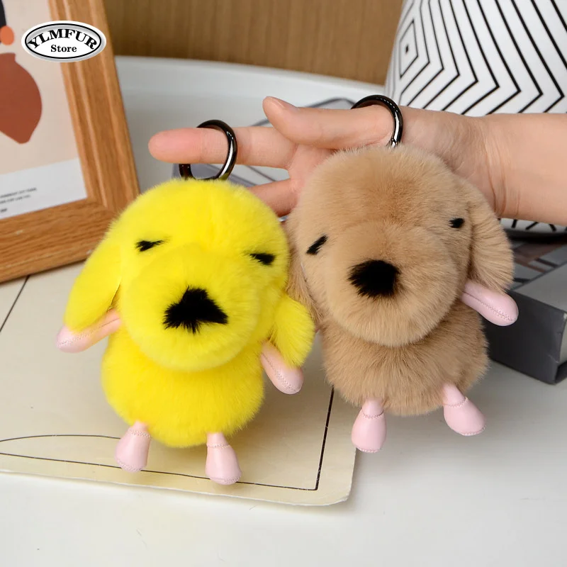 2026 Trendy Keychain New Style Bag Hanging Accessories Keying Creative Fluffy Keychain Decorative Gift