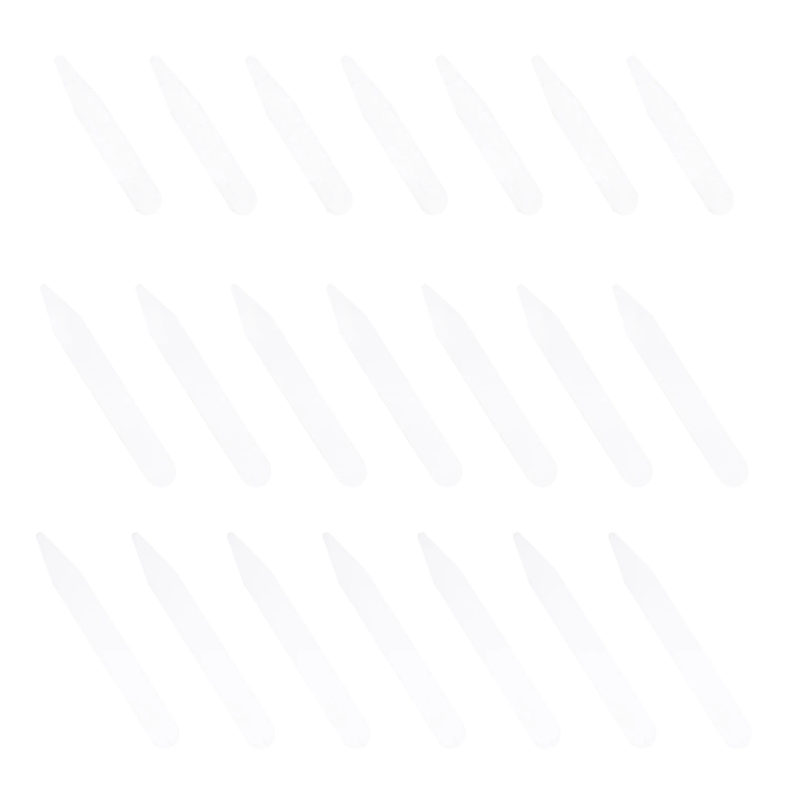 

300pcs Collar Stays Transparent Shirt Collar Inserts Pet Material Durable No Sewing Easy Fix Works With Dress Casual Formal Wear